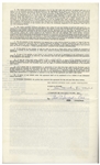 Two 1962-63 Contracts Signed by Moe Howard for Three Stooges Performances -- 8.5'' x 18'' Contract Signed Twice & Initialed; 8.5'' x 14'' Contract Signed Once -- Very Good Condition